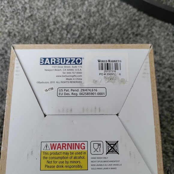 Look!!Barbuzzo Tick Tock Timer Beer Pint Glass with Timer Drinking Game. - Picture 9 of 10